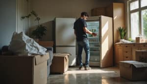Combien de temps brancher un frigo avant déménagement : guide essentiel