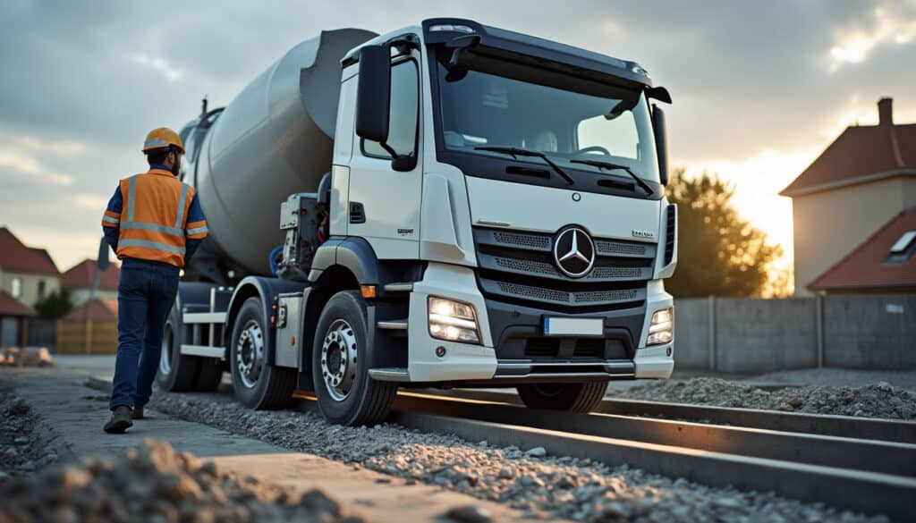 Béton livré en camion toupie : qualité et rapidité pour vos chantiers