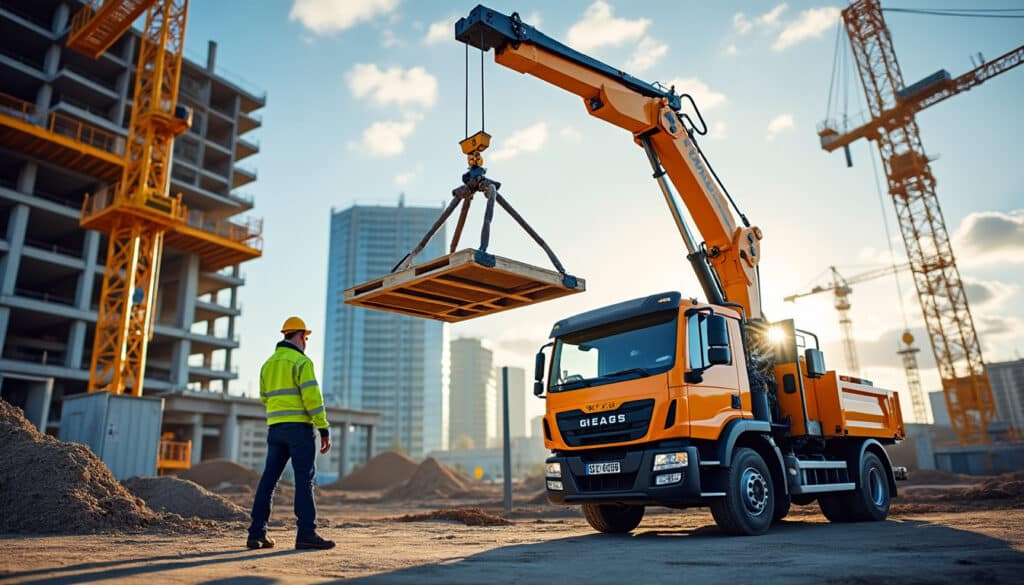 Grue sur camion : guide complet pour bien choisir et utiliser