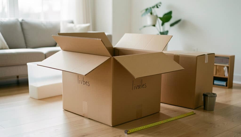 Carton de déménagement standard : quelle taille choisir
