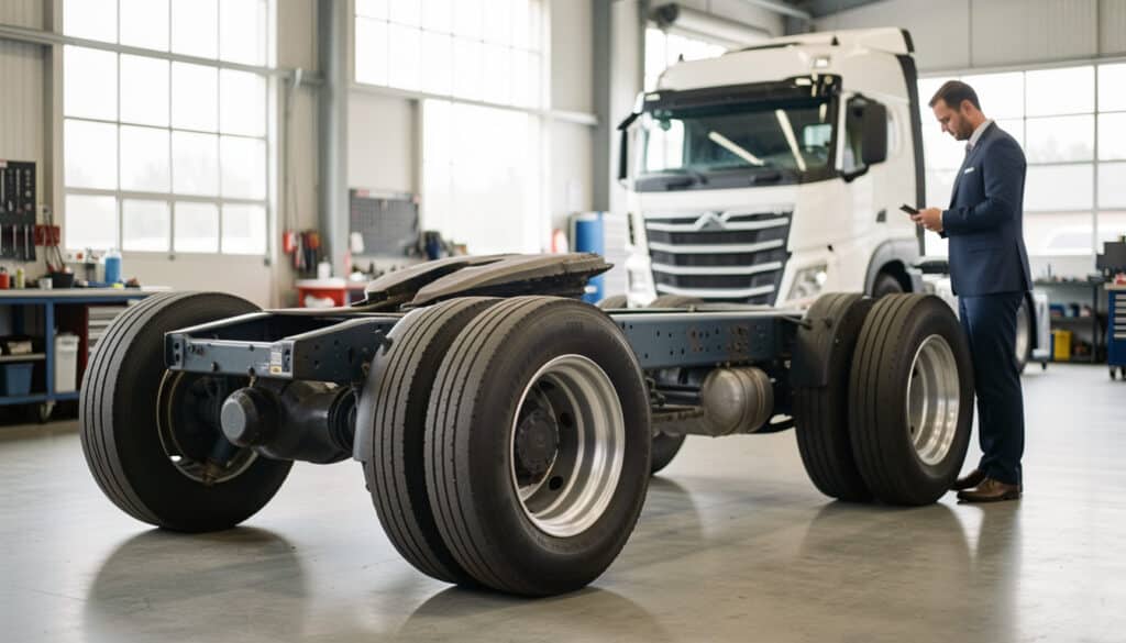 Essieux de camion : rôle, types et choix selon l’usage
