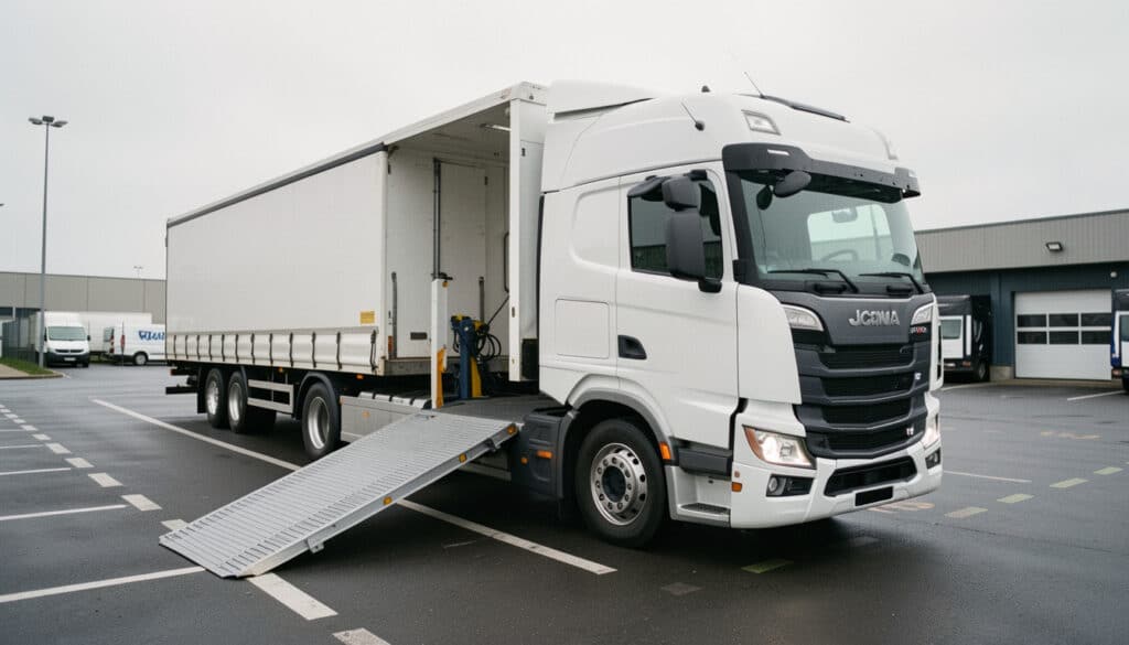 Location d’un camion porte-voiture de 12 tonnes