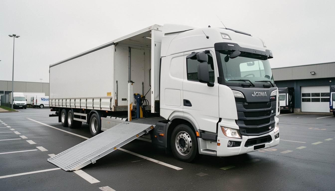 Location d’un camion porte-voiture de 12 tonnes