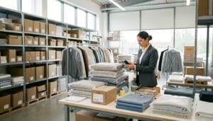 Logistique du textile : stocks, retours et expédition