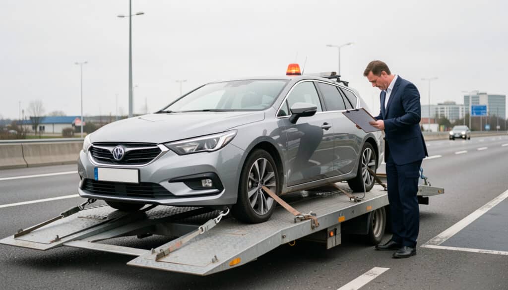 Prix du transport d’une voiture sur plateau selon le cas