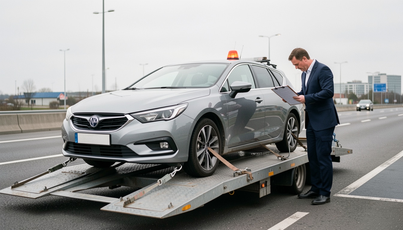 Prix du transport d’une voiture sur plateau selon le cas